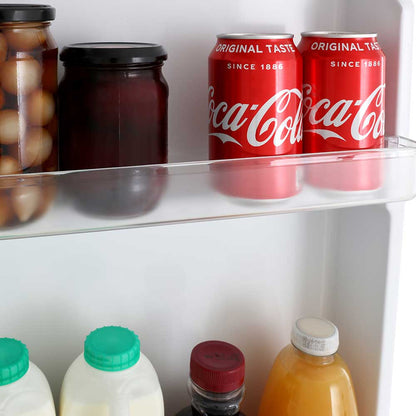 80L Freestanding Under Counter Fridge with Ice Box – Silver