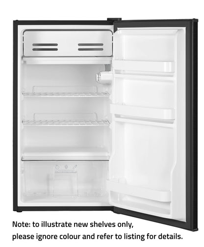 93L Freestanding Under Counter Fridge with Chiller Box – White