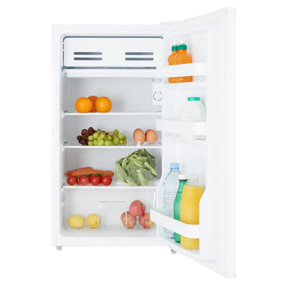 93L Freestanding Under Counter Fridge with Chiller Box – White