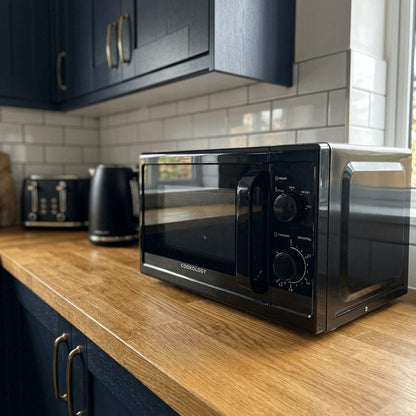 20L Freestanding Microwave 800W – Black