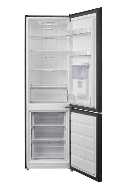 270L Freestanding Fridge Freezer 75/25 with Water Dispenser – Black
