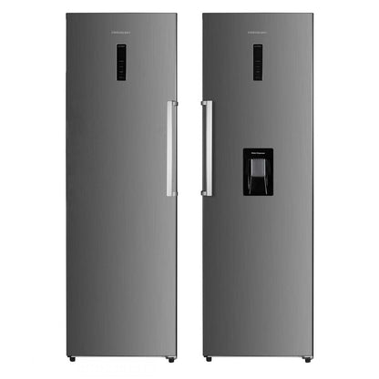 Bundle – 356L Inox Fridge with Water Dispenser & 274L Inox Freezer – Stainless Steel
