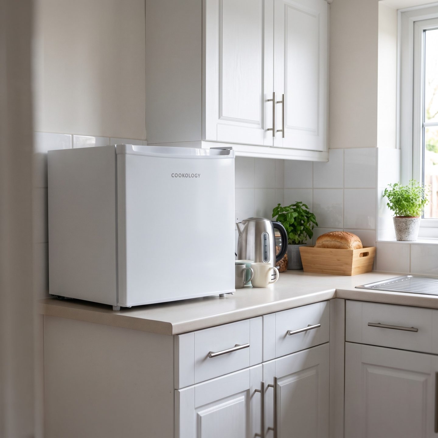 31L Table Top Mini Freezer – White