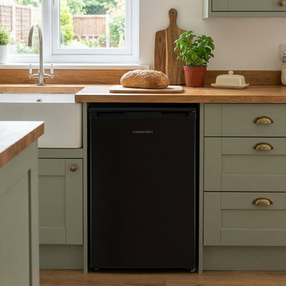 86L Freestanding Under Counter Freezer – Black