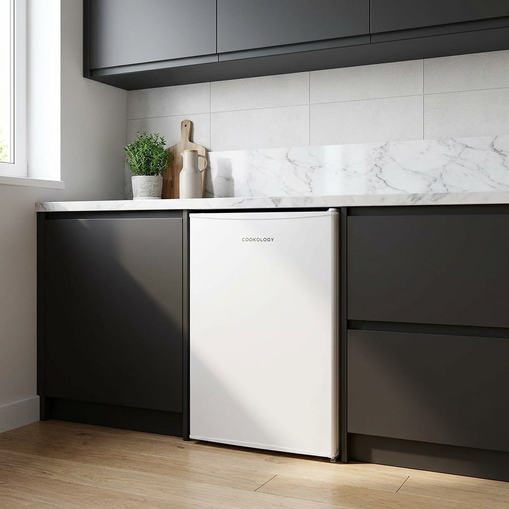 93L Freestanding Under Counter Fridge – White