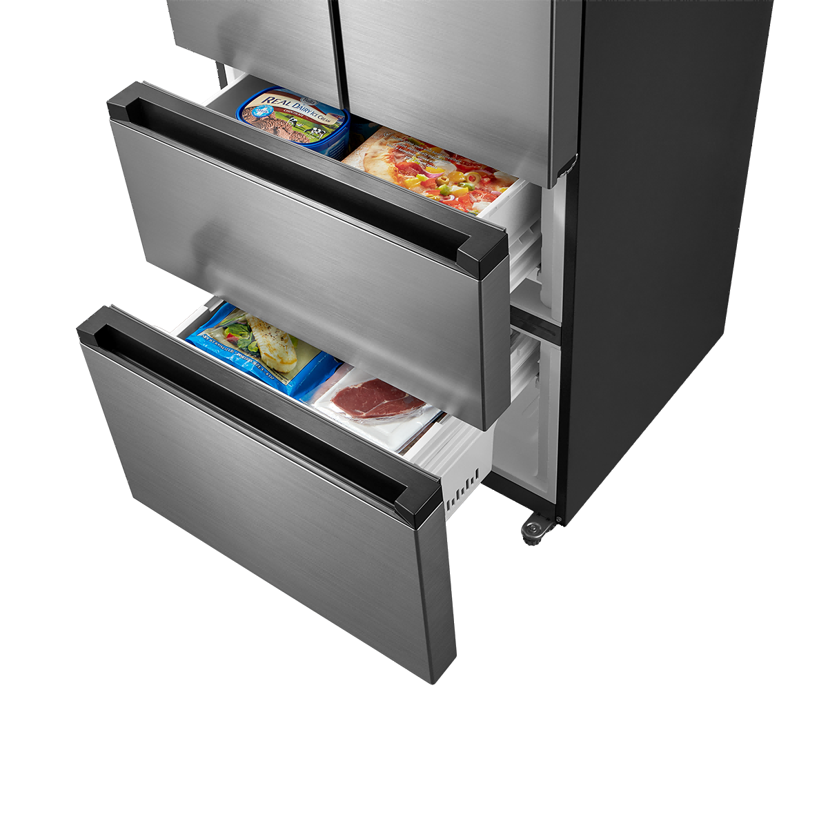 391L Freestanding Fridge Freezer 60/40 Frost Free – Stainless Steel